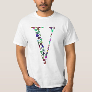 Camiseta Letra V Monograma