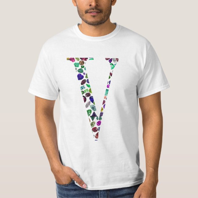 Camiseta Letra V Monograma (Frente)