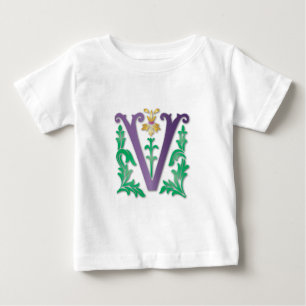 Camiseta Letra V Monograma