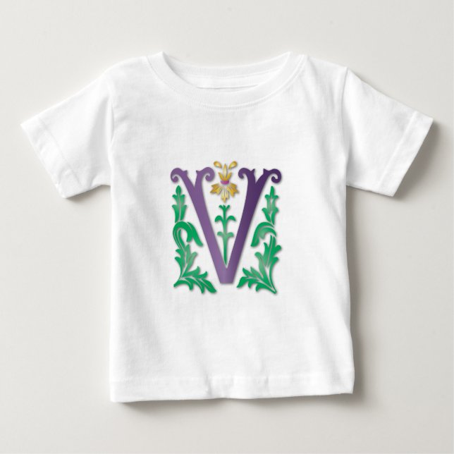 Camiseta Letra V Monograma (Frente)