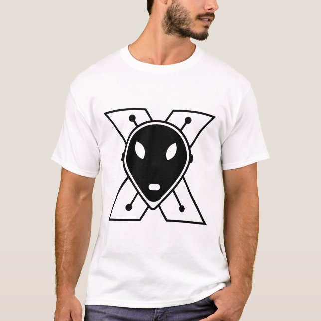 Camiseta Letra X Com Rosto De Leão (Frente)