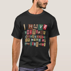 CAMISETA LETRAS CORTADAS DA REVISTA