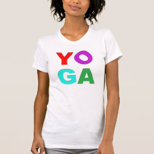 Camiseta Letras da ioga