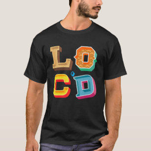 Camiseta Letras de Bloco Únicas GGT Locu2019d Cabelo Melani
