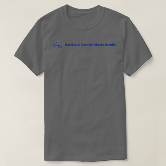 Camiseta Letras de bolhas azuis TSirt (Frente do Design)