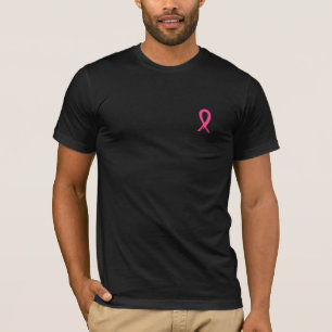Camiseta Letras de bolhas de sensibilização para o Cancer d
