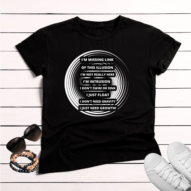 Camiseta Letras de link ausentes (Criador carregado)