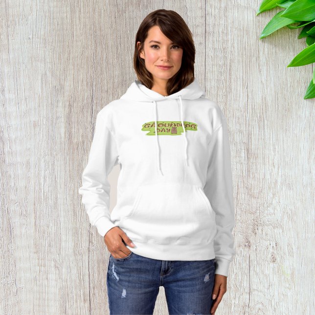 Camiseta Letras de madeira do Dia da Marmota (Criador carregado)