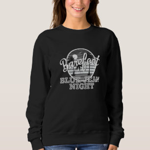 Camiseta Letras de Música Country Jean Night Blue Barefoot