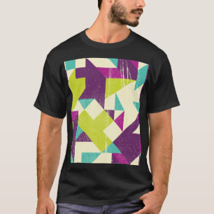 Camiseta Letras Decorativas: Padrão Desenhado À Mão