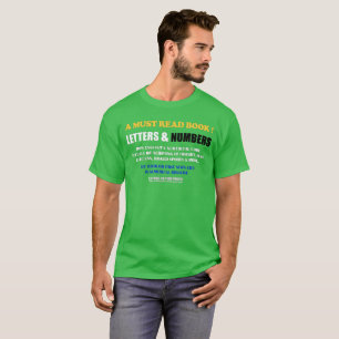 Camiseta Letras & números (t-shirt da promoção)