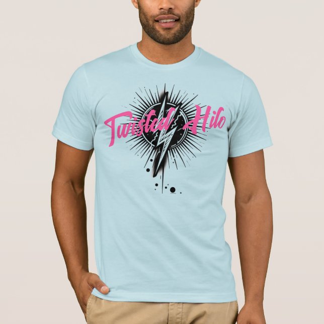 Camiseta Letras Pink Hilo Twisted (Frente)