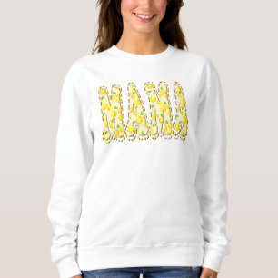 Camiseta Letras Rabiscadas Amarelo Brilhante Limão Mamãe