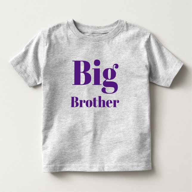 Camiseta Letras roxas do Big Brother bonitinhas (Frente)