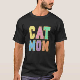 Camiseta Letras Universitárias Pastel Gíria CA MOM