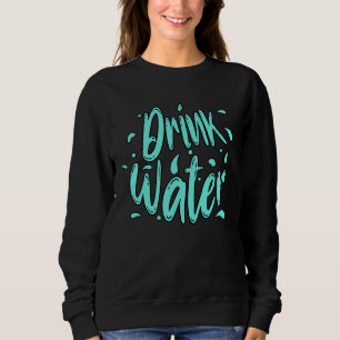 Camiseta Letreiro à Mão Beber Água 