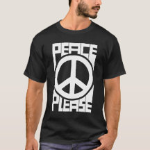 Letreiro Branco Paz Por Favor
