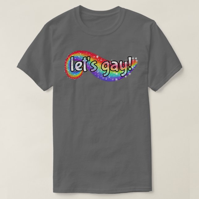 Camiseta Lets Gay (Frente do Design)