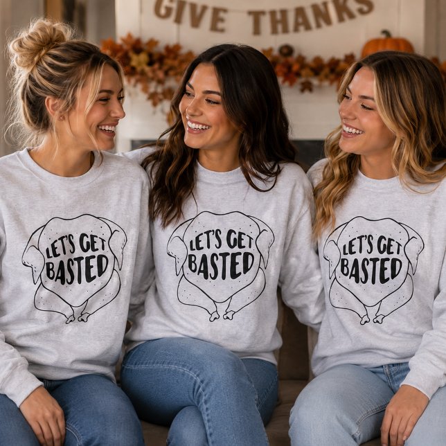 Camiseta Let's Get Based Friendsgiving (Criador carregado)