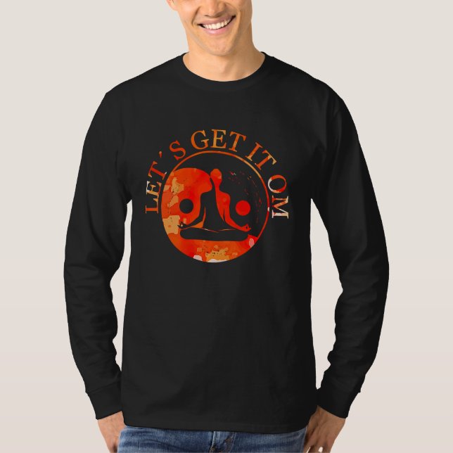 Camiseta Let's Get It Om Yoga (Frente)