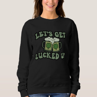 Camiseta Lets Get Lucked Up Lucky C St Patricks Day Beer Dr