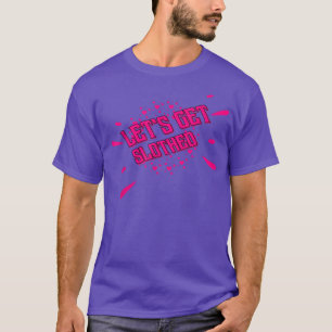 Camiseta Let's Get Slothed Sloth Beer Funny Sarcastic Sassy