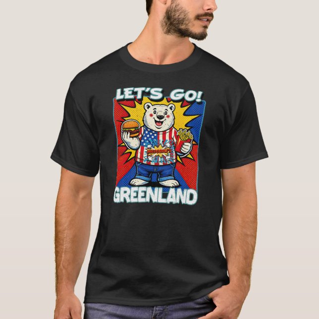 Camiseta Let's Go Greenland (Frente)