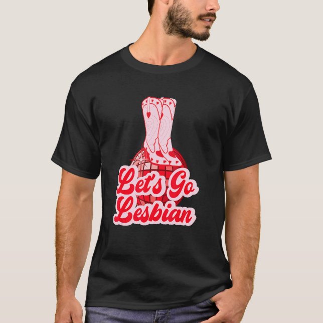 Camiseta Let's Go Lesbian (Frente)