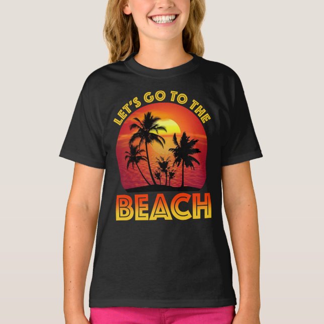 Camiseta Let's Go To The Beach (Frente)