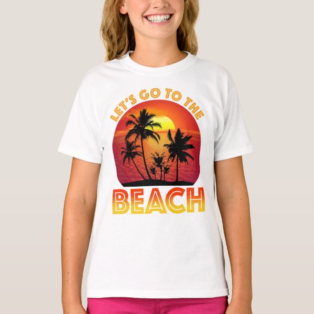 Camiseta Let's Go To The Beach (Frente)