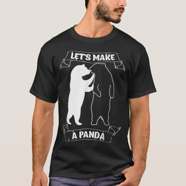 Camiseta Let's Make A Panda  (Frente)