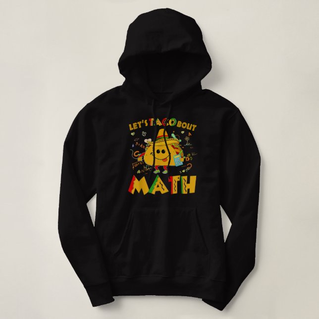 Camiseta Let's Taco Bout Math Funny Cinco De Mayo Math Teac (Frente do Design)