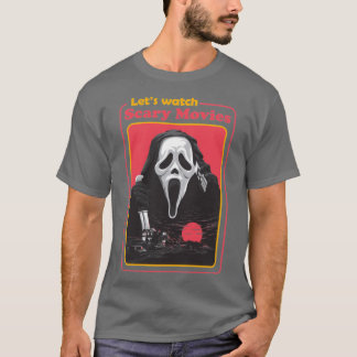 Camiseta Lets watch scary movies Horror Movies Scary Hallow