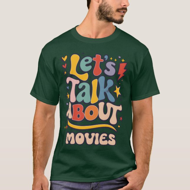 Camiseta Letsalk Sobre Filmes Conversações Cinemáticas (Frente)