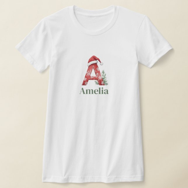 Camiseta Letter A Personalized (Postura )
