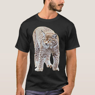Camiseta LetterTrunk Lince Predador Grande Felino