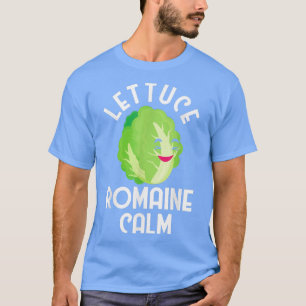 Camiseta Lettuch Romaine Calm Vegan Funny Vegetarian Veggie
