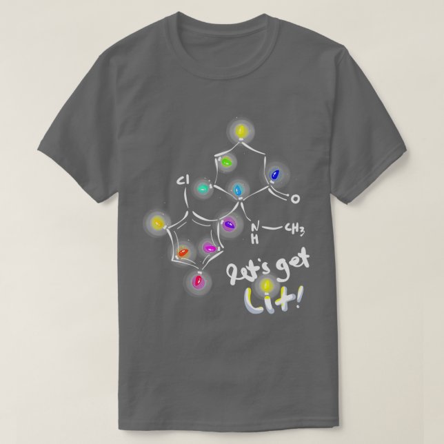 Camiseta Letx27s Pega o Natal da Ketamina (Frente do Design)