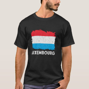 Camiseta Letzebuerg Bandeira Luxemburguesa Vintage Orgulho 
