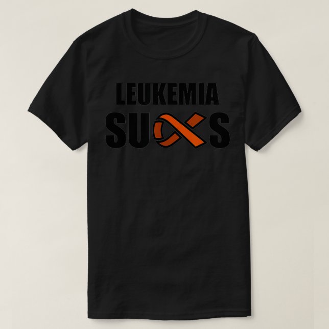Camiseta Leucemia Cheira, Leucemia Sensibilização Mês Laran (Frente do Design)