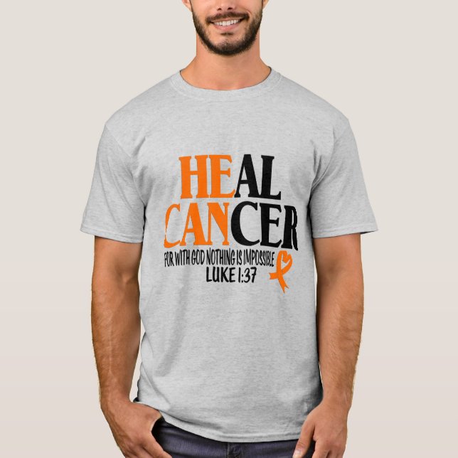 Camiseta Leucemia de cura/Religiosa (Frente)