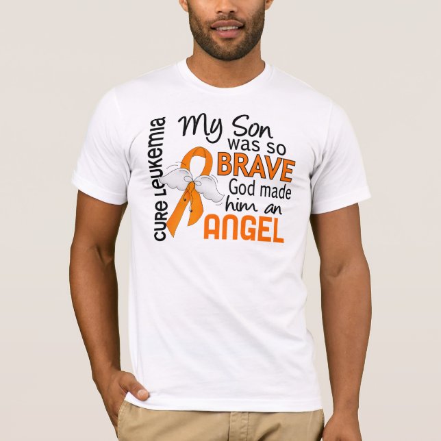 Camiseta Leucemia do filho do anjo 2 (Frente)