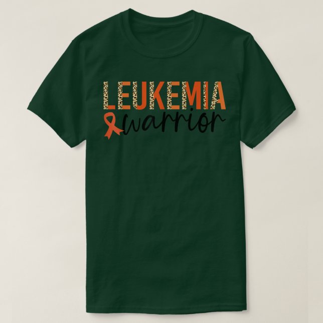 Camiseta Leucemia do Guerreiro de Leucemia (Frente do Design)