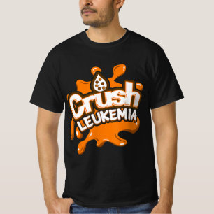 Camiseta Leucemia Esmagadora Sensibilização Cura Combate ao