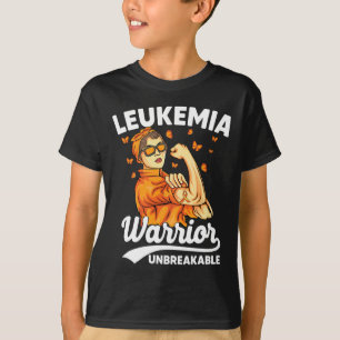 Camiseta Leucemia Guerreira Apoio Isolável Leucemia em Guer