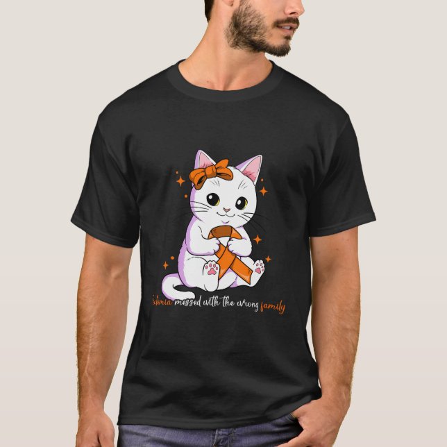 Camiseta Leucemia Mensada Com A Consciência Errada Da Leuce (Frente)
