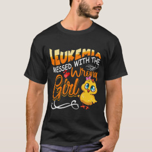 Camiseta Leucemia Mensagada Com A Garota Errada Pintinho Aw