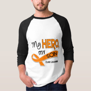 Camiseta Leucemia MEU HERÓI MEU FILHO 42