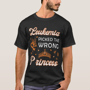 Camiseta Leucemia Pegou O Presente Da Princesa Errada Para