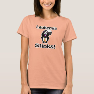 Camiseta Leucemia Pinturas Laranja Design